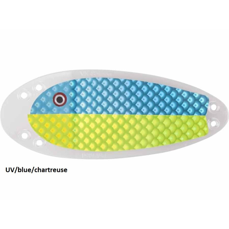 Błystka SALMON 6” uv/blue/chartreuse VK Błystka SALMON 6” uv/blue/chartreuse VK