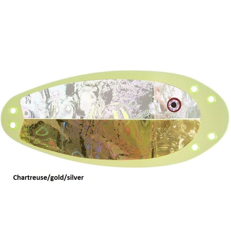 Błystka SALMON 8” chartreuse/gold/silver VK Błystka SALMON 8” chartreuse/gold/silver VK