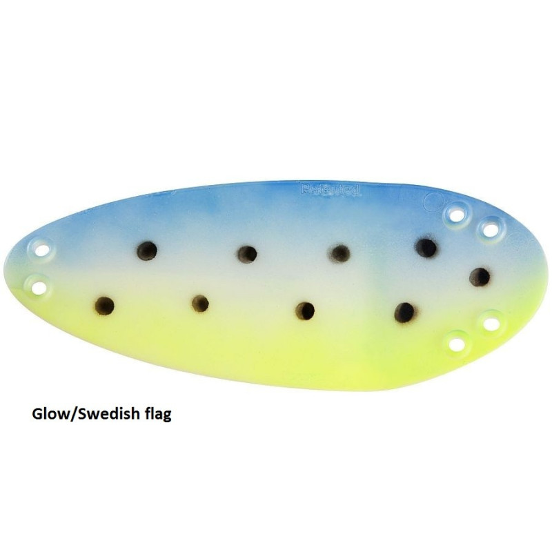 Błystka SALMON 8” GLOW/Swedish flag VK Błystka SALMON 8” GLOW/Swedish flag VK