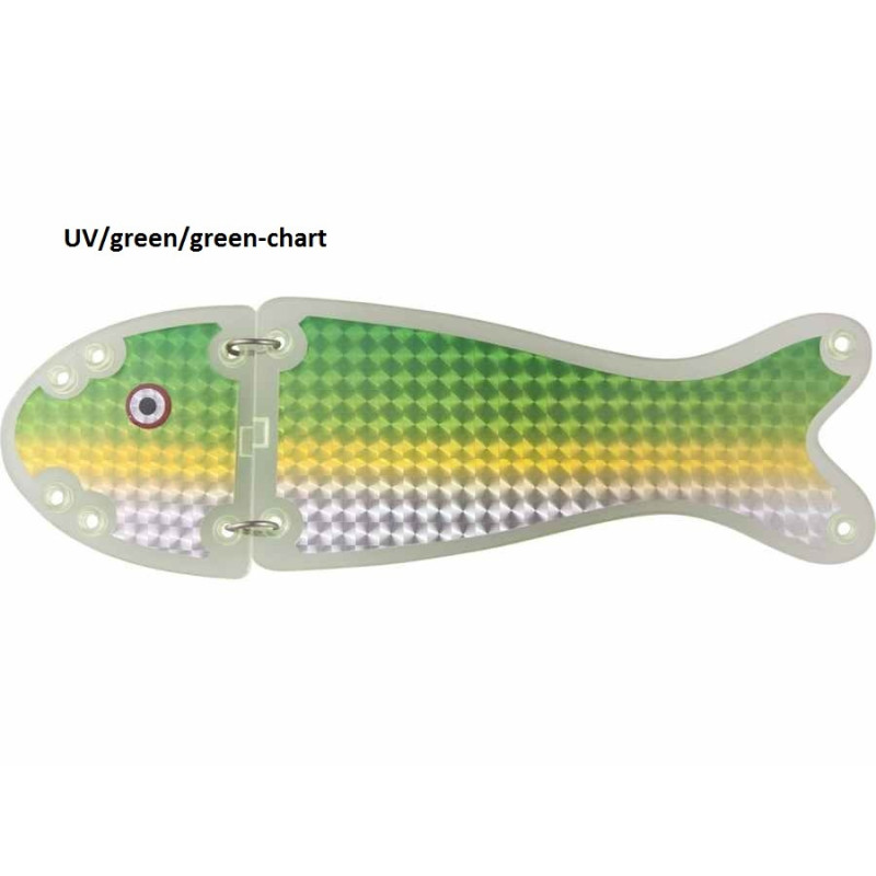 Błystka SALMON II 9,5” uv/green/green/chart VK Błystka SALMON II 9,5” uv/green/green/chart VK