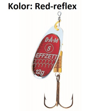 Obrotówki Effzett Spinner Standard 12g Red-Reflex DAM Obrotówki Effzett Spinner Standard 12g Red-Reflex DAM