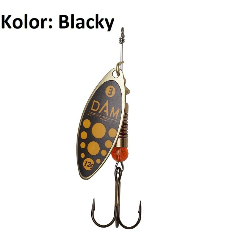 Błystka obrotowa DAM SPINNER PREDATOR 7g Blacky