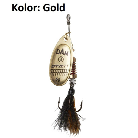 Obrotówki SPINNER STANDARD DRESSED 20g Gold DAM