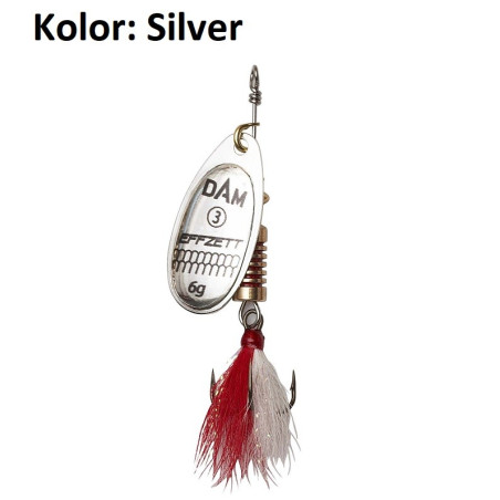 Obrotówki SPINNER STANDARD DRESSED 20g silver DAM