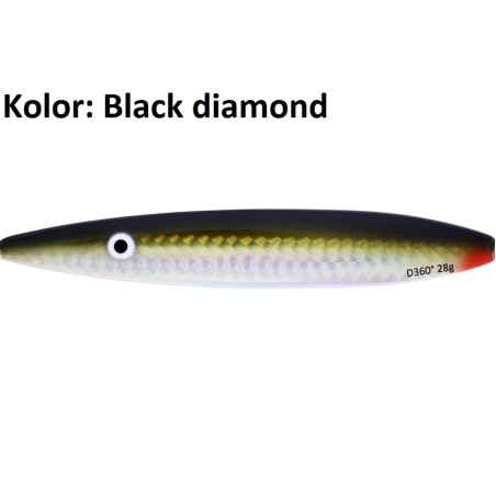 Błystka Westin Distance D360 M088 28g black diamond