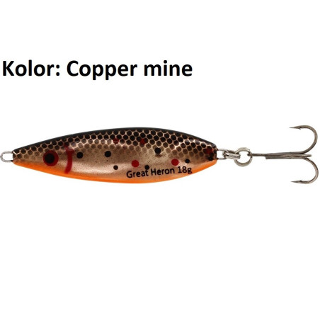 Błystka Westin Great Heron 22g copper mine Błystka Westin Great Heron 22g copper mine