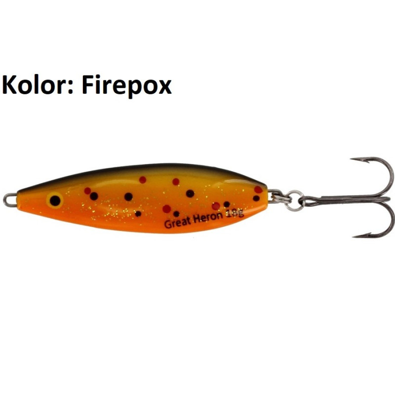 Błystka Westin Great Heron 22g firepox