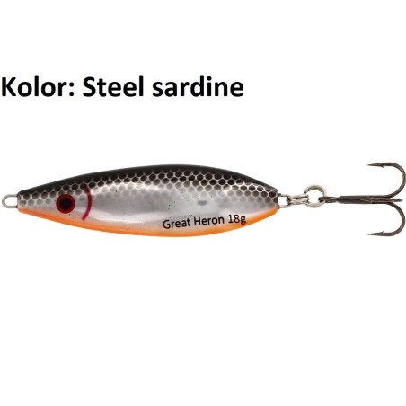 Błystka Westin Great Heron 22g steel sardine Błystka Westin Great Heron 22g steel sardine