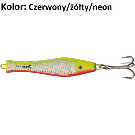 3D Holo Pilker 50g czerwony/żółty/neon Aquantic 3D Holo Pilker 50g czerwony/żółty/neon Aquantic