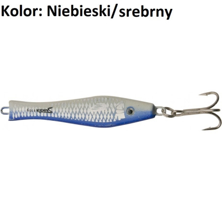 3D Holo Pilker 300g niebieski/srebrny Aquantic