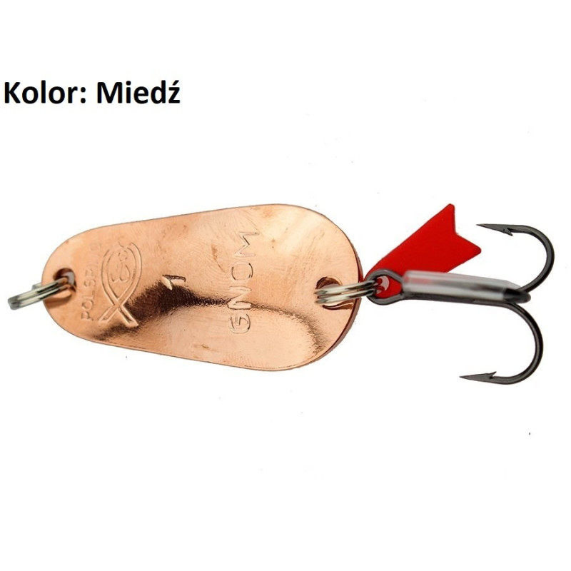 Błystka wahadłowa Polsping Gnom 30g roz.3 miedź