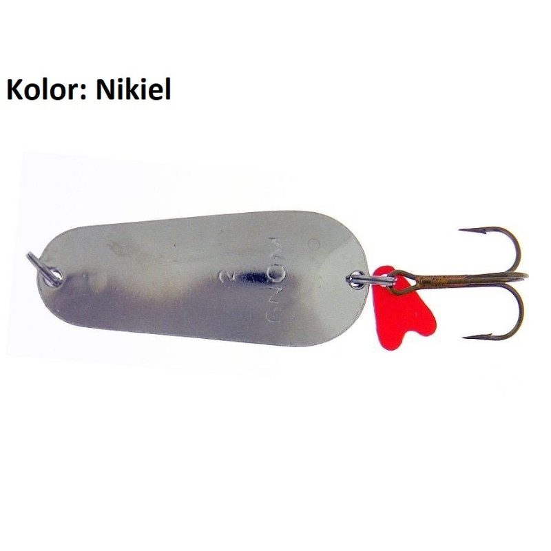 Błystka wahadłowa Polsping Gnom 8g roz.0 Nikiel Błystka wahadłowa Polsping Gnom 8g roz.0 Nikiel