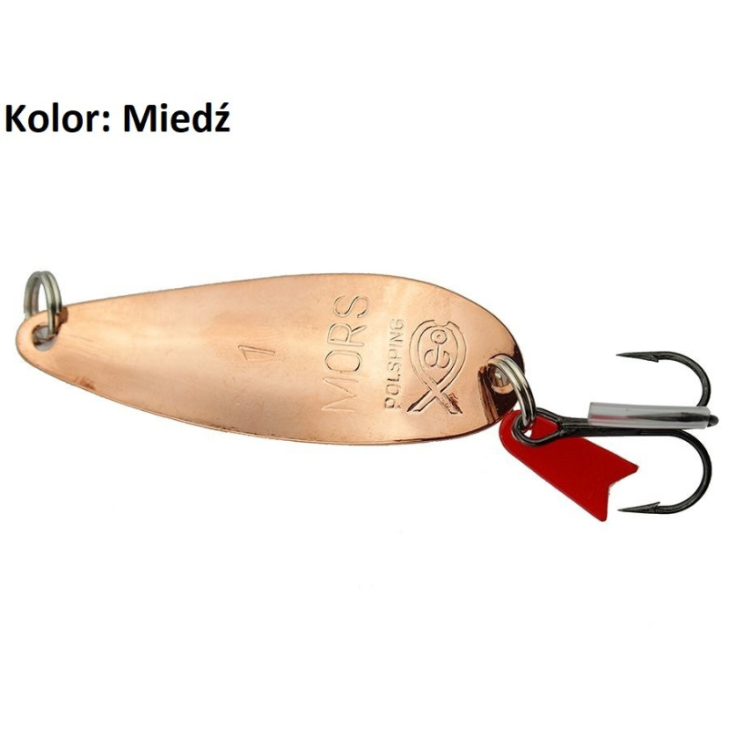 Błystka wahadłowa Polsping Mors 25g roz.3 miedź