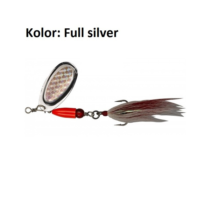 Błystka obrotowa Pezon & Michel Buck Pike 18g roz.4 full silver Błystka obrotowa Pezon & Michel Buck Pike 18g roz.4 full silver