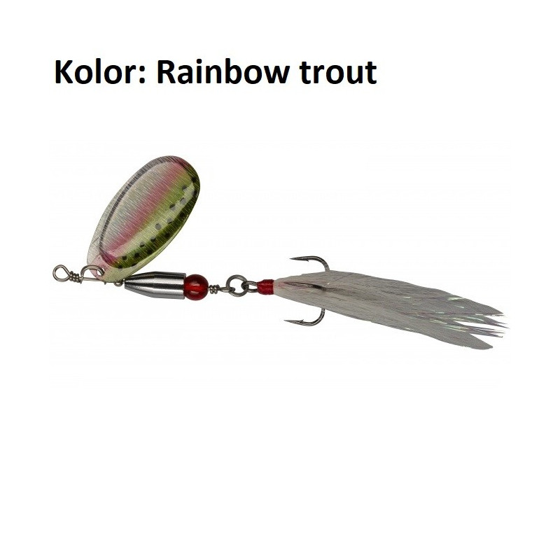 Błystka obrotowa Pezon & Michel Buck Pike 18g roz.4 rainbow trout