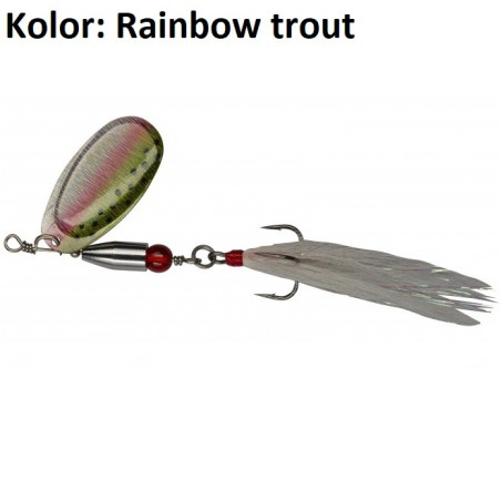 Błystka obrotowa Pezon & Michel Buck Pike 18g roz.4 rainbow trout