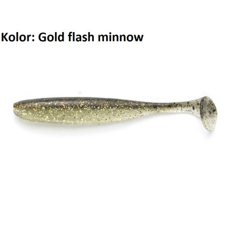 Przynęta Keitech Easy Shiner 4" i 4,5" 10cm Glod Flash Minnow Przynęta Keitech Easy Shiner 4" i 4,5" 10cm Glod Flash Minnow
