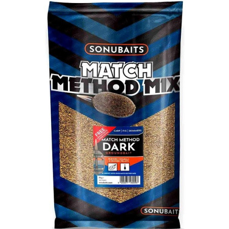 Zanęta Sonubaits Method Mix 2kg - dark