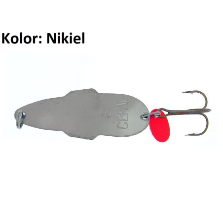 Błystka wahadłowa Polsping Cefal 20g roz.3 Nikiel