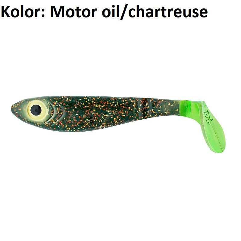 Przynęta Abu Garcia gumowa MCPike Svartzonker 21cm motor oil/chartreuse Przynęta Abu Garcia gumowa MCPike Svartzonker 21cm motor oil/chartreuse