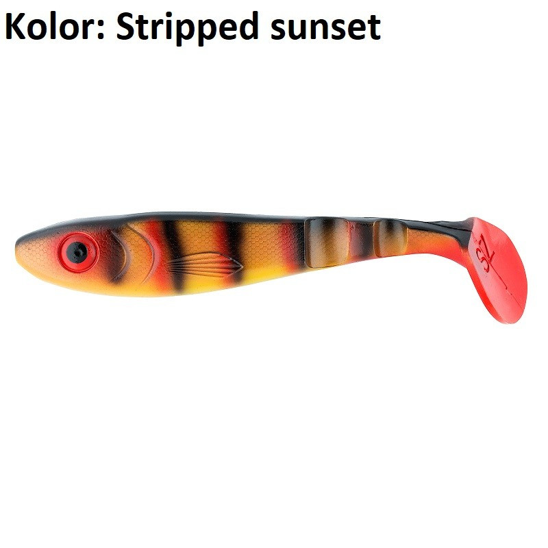 Przynęta Abu Garcia gumowa MCPike Svartzonker 21cm stripped sunset