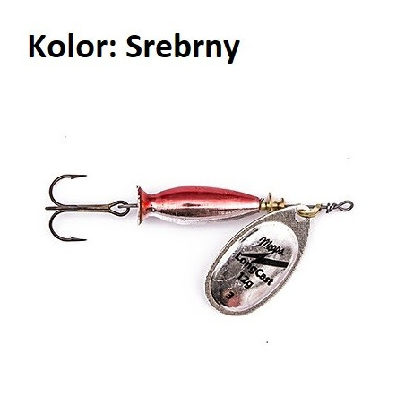 Błystka obrotowa Mepps Aglia Longcast 8g srebrny Błystka obrotowa Mepps Aglia Longcast 8g srebrny