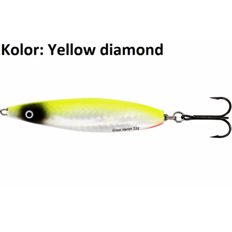 Przynęta Westin Great Heron 18g yellow diamond Przynęta Westin Great Heron 18g yellow diamond