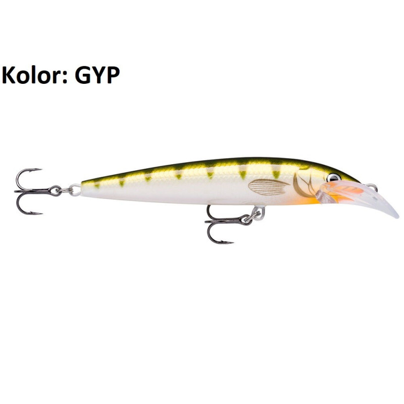 Wobler Rapala Scatter Rap Deep Husky Jerk 10cm GYP