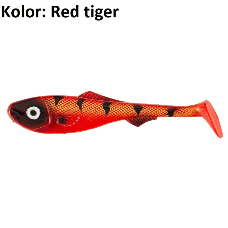 Przynęta Abu Garcia Beast Pike Shad 16cm red tiger