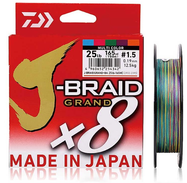 plecionka-j-braid-grand-x8-multikolor-150m-daiwa plecionka-j-braid-grand-x8-multikolor-150m-daiwa