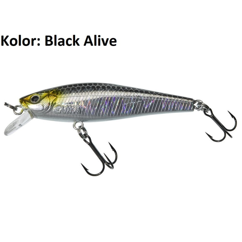 Wobler Gunki Gamera 65 SP Twitch 6.5cm black alive Wobler Gunki Gamera 65 SP Twitch 6.5cm black alive