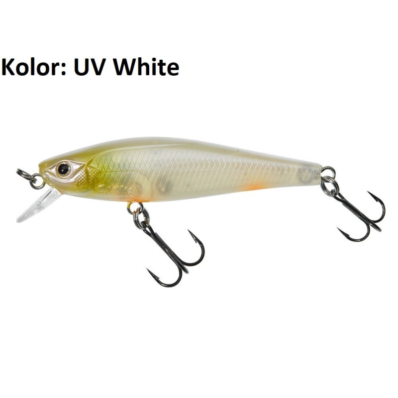 Wobler Gunki Gamera 65 SP Twitch 6.5cm UV White Wobler Gunki Gamera 65 SP Twitch 6.5cm UV White