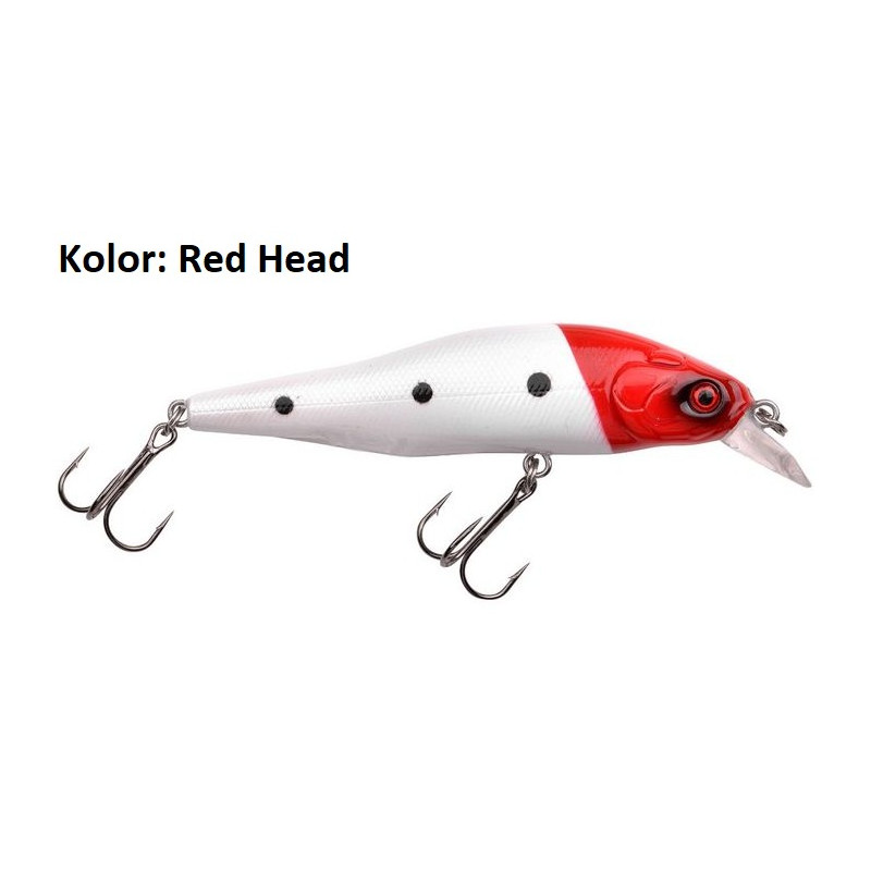 Wobler Spro Powercatcher Minnow 65 6.5cm red head Wobler Spro Powercatcher Minnow 65 6.5cm red head