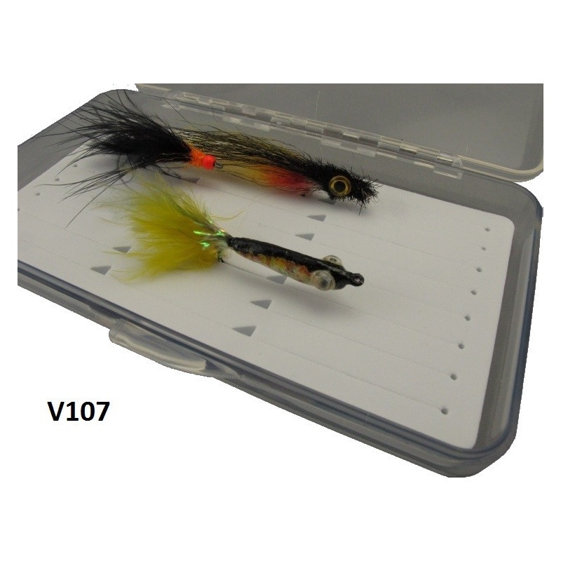 Wędkarskie pudełka na muchy FIT V101 / 75 x 110 x 15 mm Vision FlyFishing Wędkarskie pudełka na muchy FIT V101 / 75 x 110 x 15 mm Vision FlyFishing