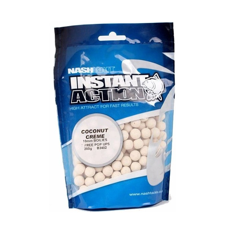 Kulki NASH Instant Action Coconut Creme 0,2kg / 12mm / krem kokosowy