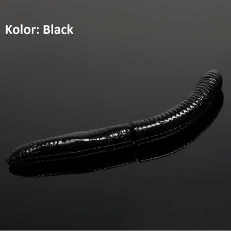 Przynęta Libra Lures Fatty D'Worm 6,5cm BLACK