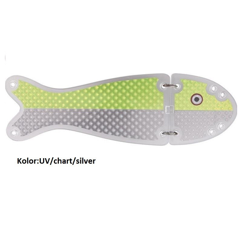 Błystka SALMON II 9,5” UV/chart/silver VK Błystka SALMON II 9,5” UV/chart/silver VK