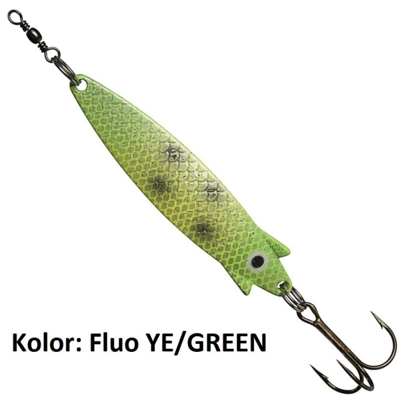 Błystka wahadłowa Abu Garcia Toby 18g-28g FL. YE/GREEN