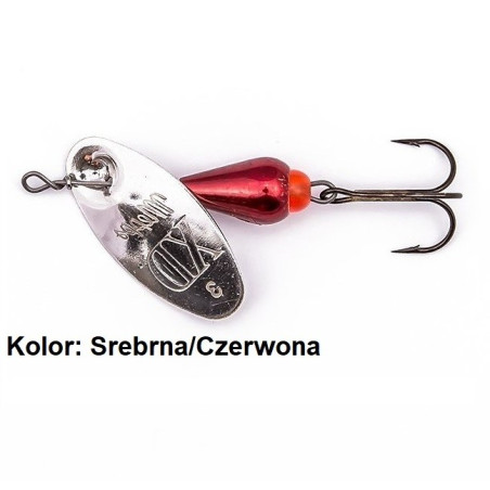 Błystka obrotowa Mepps XD 5g roz.2 srebrny/czerwony