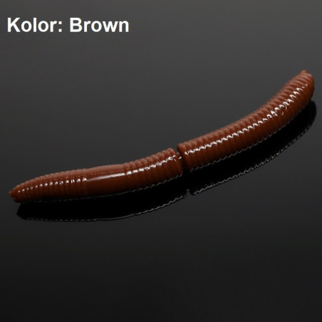 Przynęta Libra Lures Fatty D'Worm 6,5cm brown