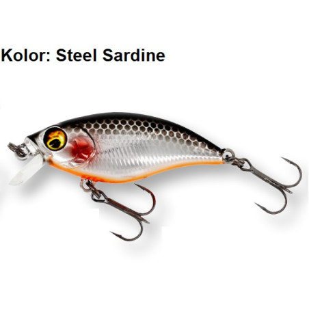 Wobler Westin BuzzBite SR Crankbite 5cm steel sardine