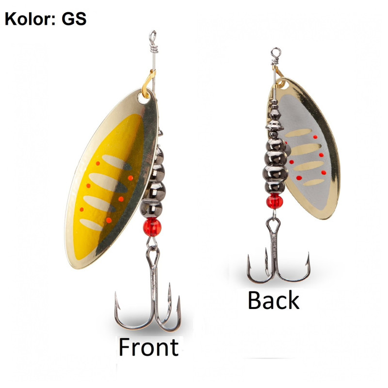 Błystka Iron Claw L-Blade Spinner R-4 11g GS Błystka Iron Claw L-Blade Spinner R-4 11g GS