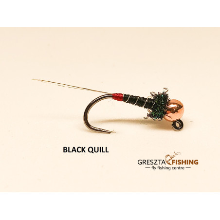 Sztuczna mucha Greszta Fishing BLACK QUILL