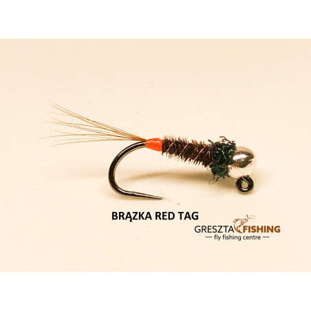 Sztuczna mucha Greszta Fishing BRĄZKA RED TAG