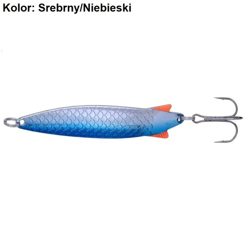 Błystka wahadłowa Zebco Trophy Z-Spoony 20g srebrny/niebieski Błystka wahadłowa Zebco Trophy Z-Spoony 20g srebrny/niebieski