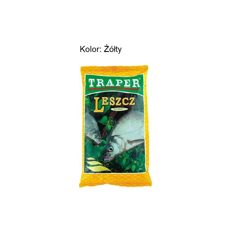 Zanęty Traper Sekret 1kg - karp sekret, żółty