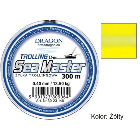 ŻYŁKA Dragon SEA MASTER TROLLING 300m - 0,40mm żółty