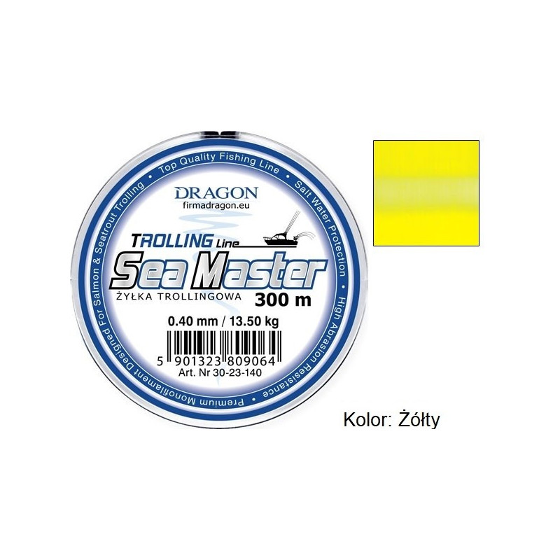 ŻYŁKA Dragon SEA MASTER TROLLING 300m - 0,45mm żółty