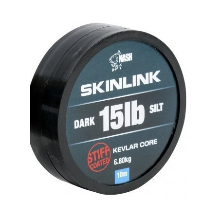 Materiał przyponowy NASH SkinLink Stiff 10m - 20lb Silt Materiał przyponowy NASH SkinLink Stiff 10m - 20lb Silt