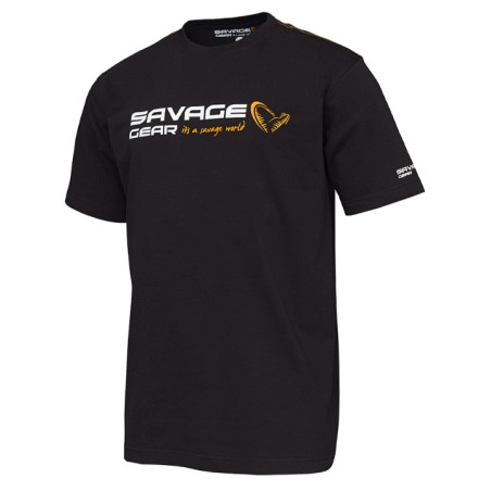 Koszulka Savage Gear Signature Logo Czarna roz. XL